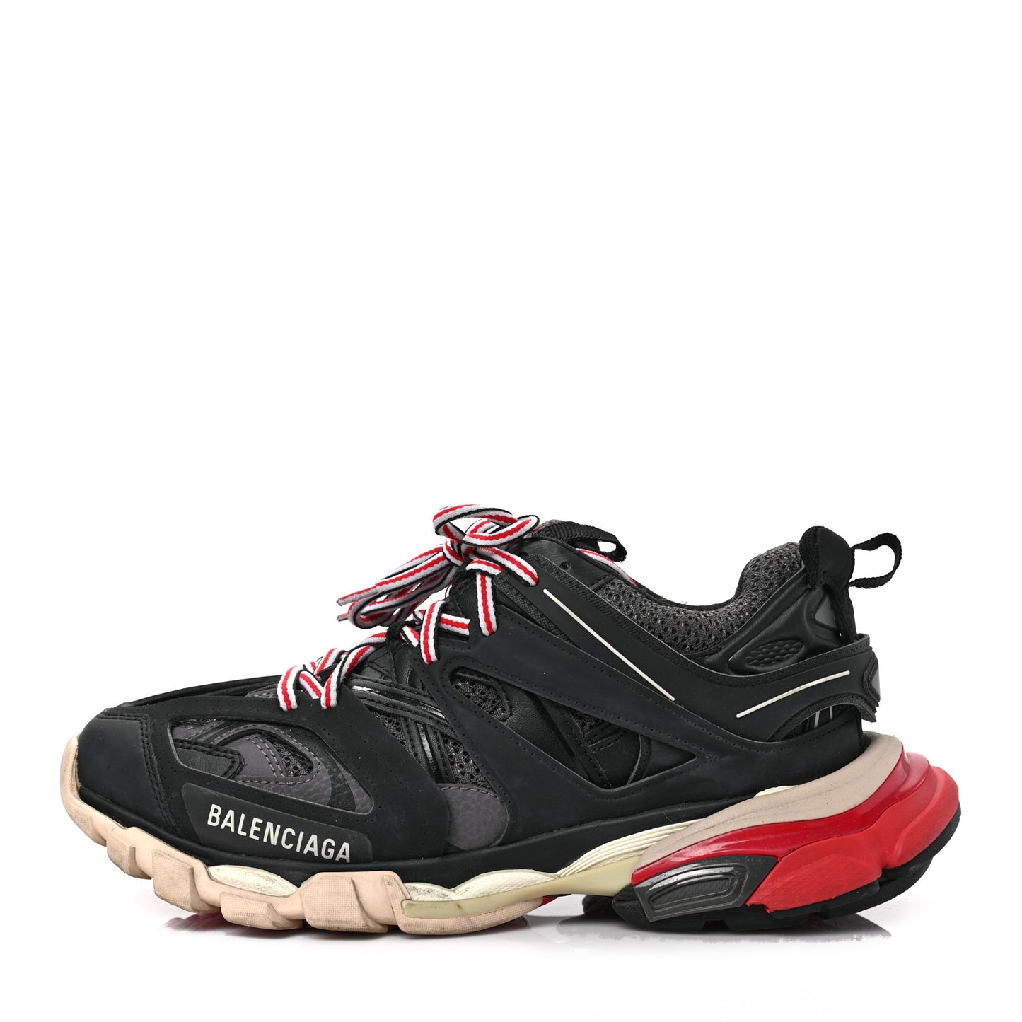 Mesh Nylon Womens Track Sneakers 39 Black Gris