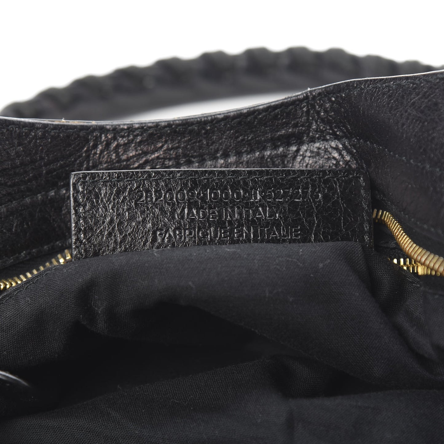 Agneau Giant 12 Gold Hardware Part Time Black