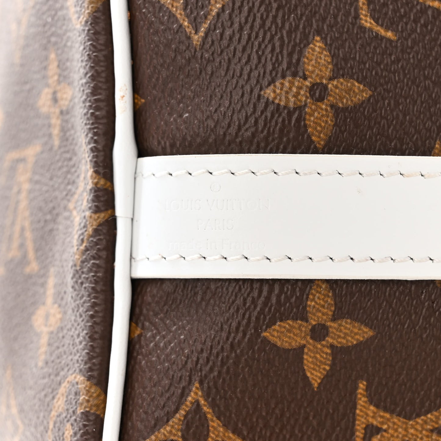 Monogram LV Match Speedy Bandouliere 25 White