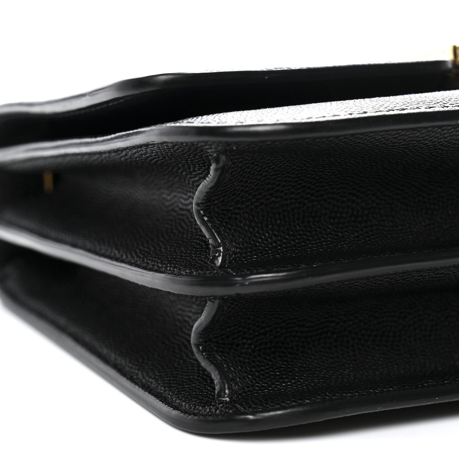 Burberry Grained Calfskin Small TB Bag Black 8 of 12