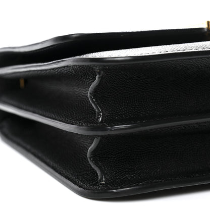Burberry Grained Calfskin Small TB Bag Black 8 of 12