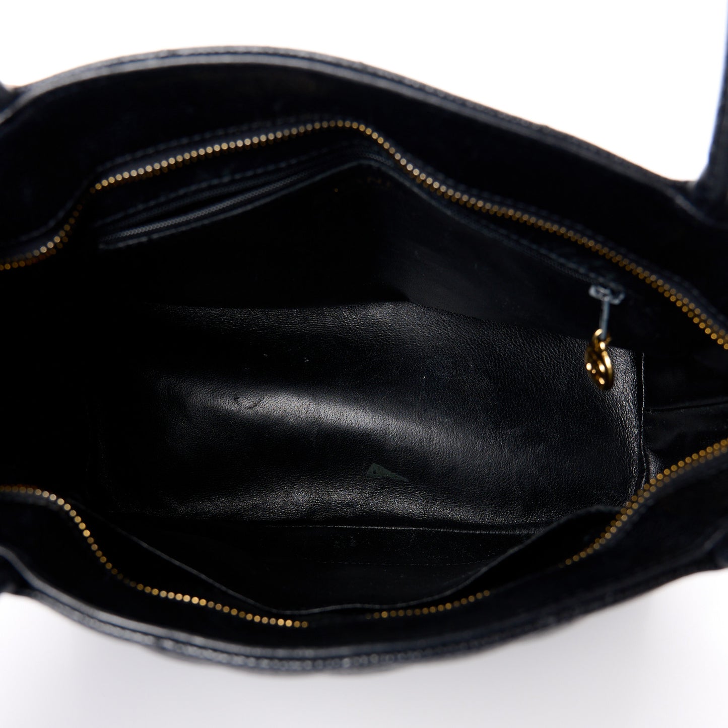Caviar Quilted Medallion Tote Black