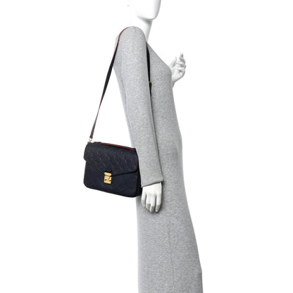 Louis Vuitton Empreinte Pochette Metis Marine Rouge 2 of 10