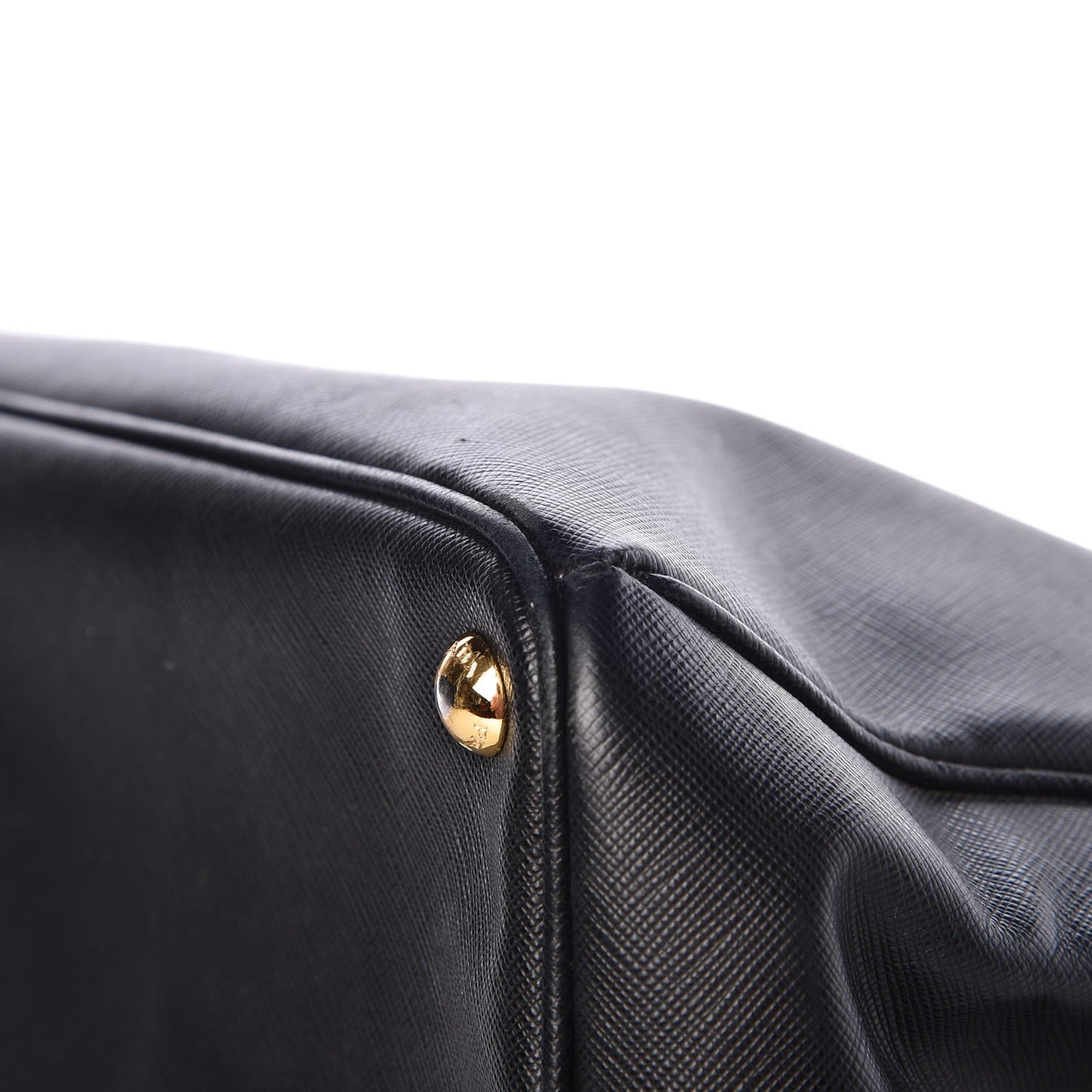 Saffiano Large Galleria Double Zip Tote Black