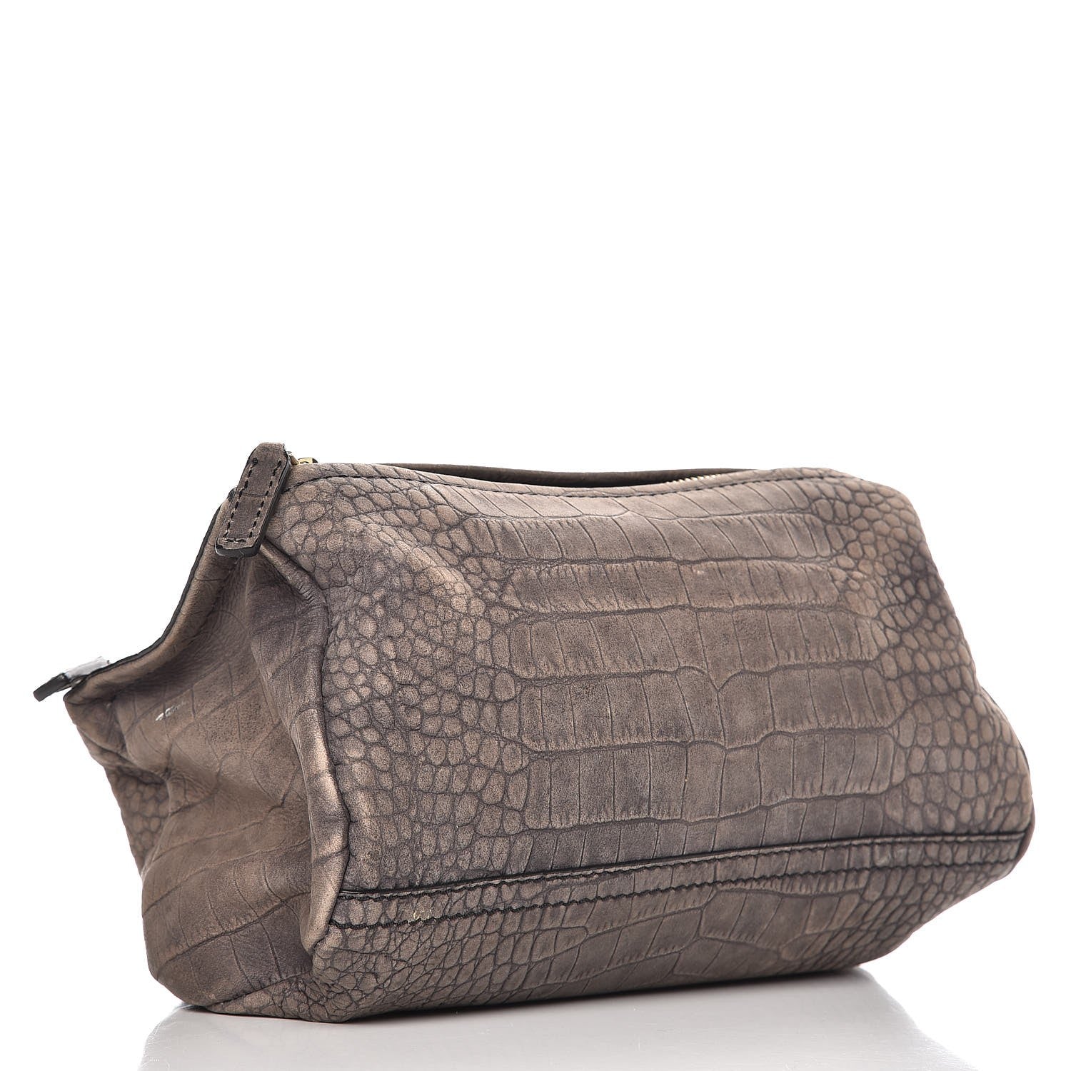 Givenchy Calfskin Crocodile Embossed Mini Pandora Grey 4 of 8