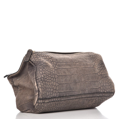 Givenchy Calfskin Crocodile Embossed Mini Pandora Grey 4 of 8