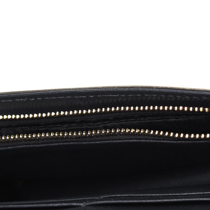 Christian Dior Metallic Patent Micro-Cannage Diorama Wallet on Chain Pouch Gold 11 of 20