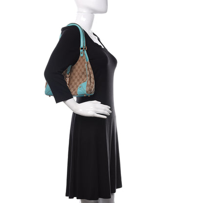 Gucci Monogram Jackie O Hobo Turquoise 2 of 10