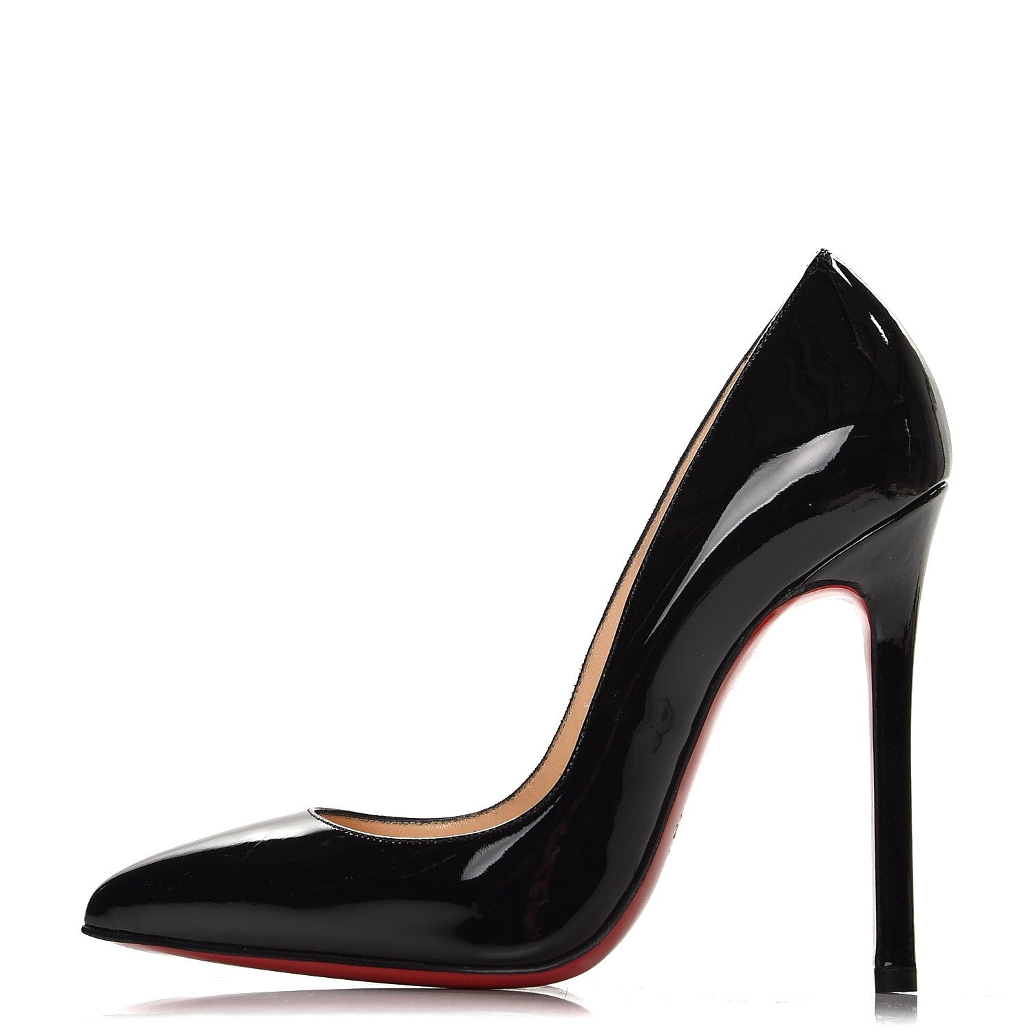 Christian Louboutin Patent Pigalle 120 Pumps 35.5 Black 1 of 9