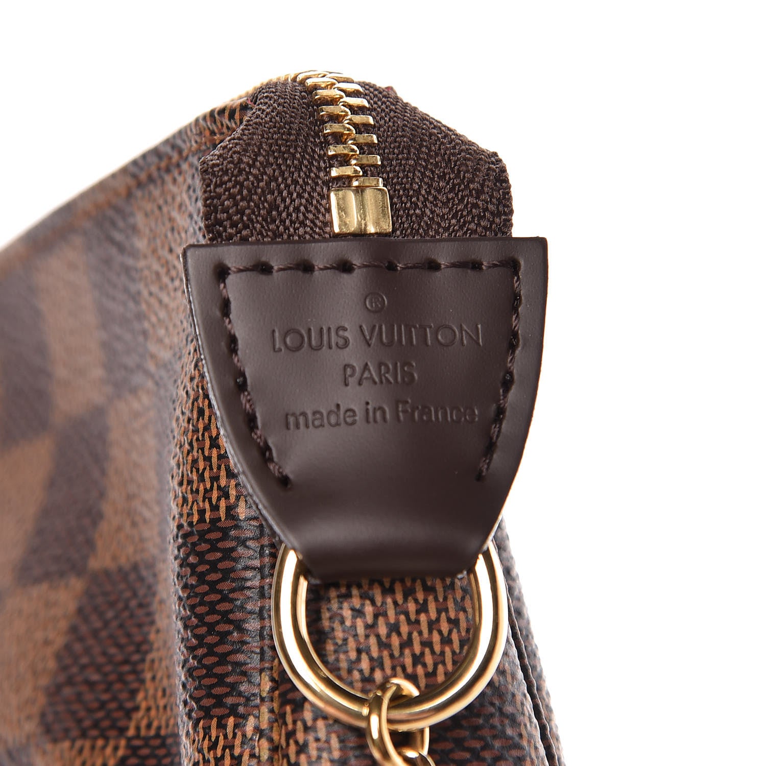 Louis Vuitton Damier Ebene Mini Pochette Accessories 6 of 9
