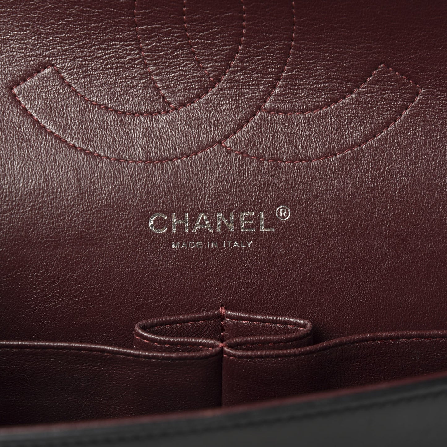Lambskin Quilted Jumbo Double Flap Black