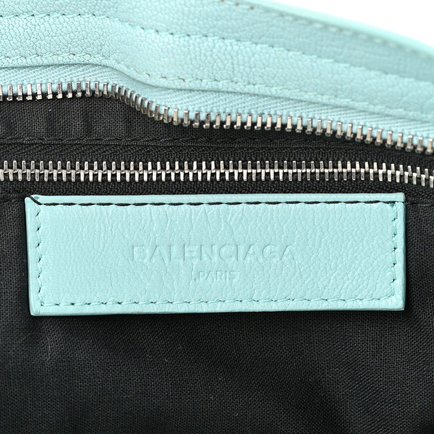 Chevre Silver Metallic Edge Hardware City Bleu Maldives