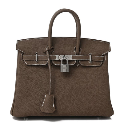 Hermes Togo Birkin 25 Etoupe 1 of 9