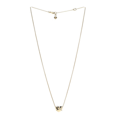 David Yurman 18K Yellow Gold Diamond Le Petit Coeur Heart Pendant Necklace 3 of 6