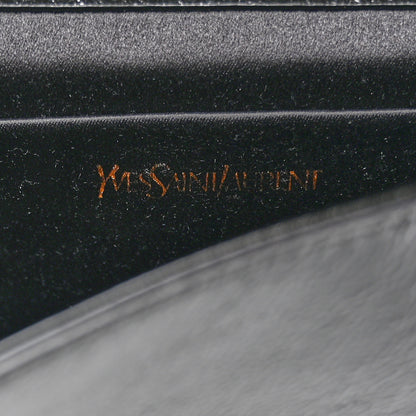 Saint Laurent Textured Patent Monogram Small Belle De Jour Clutch Black 6 of 8