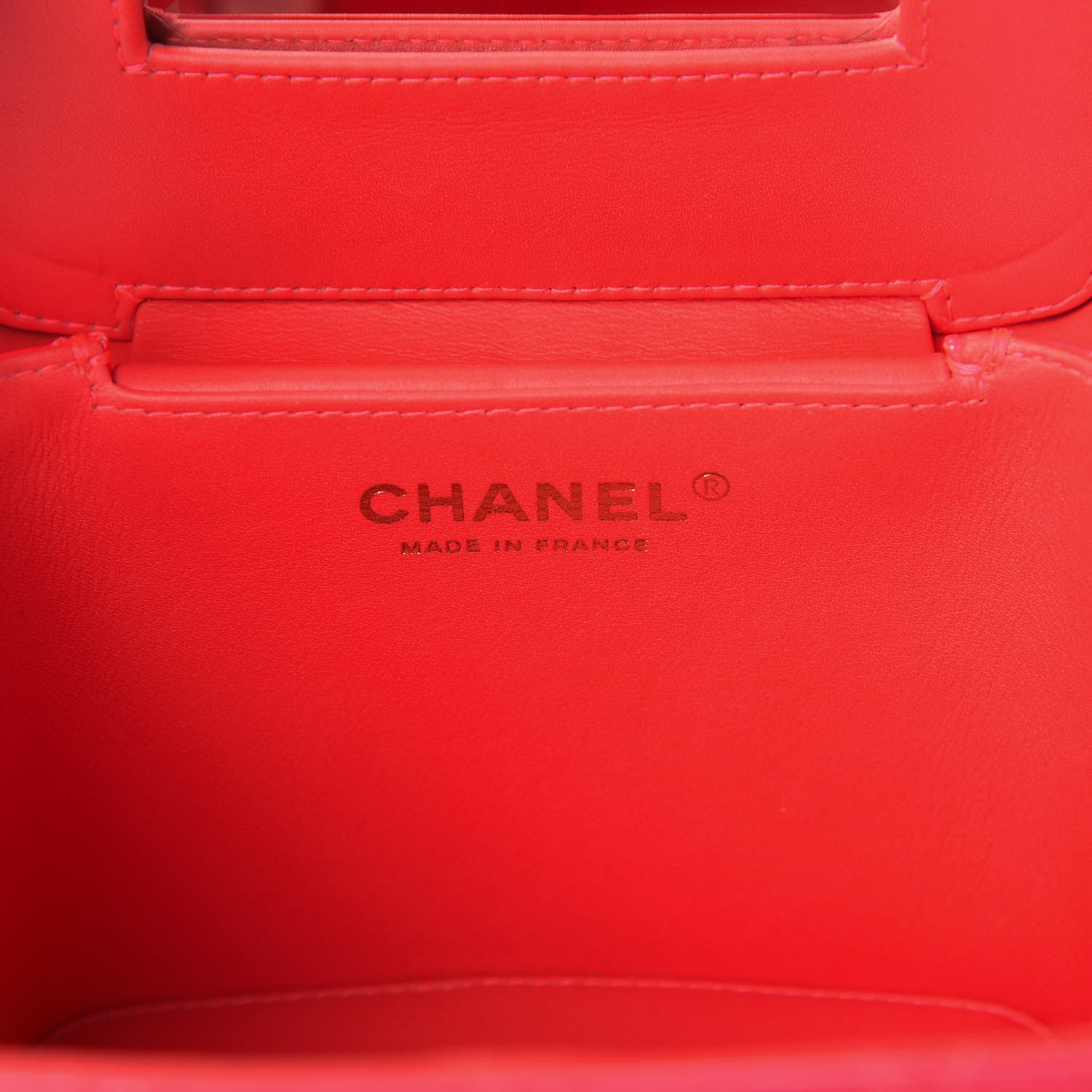 Chanel Patent Calfskin Minaudiere Vanity Case Pink 6 of 10