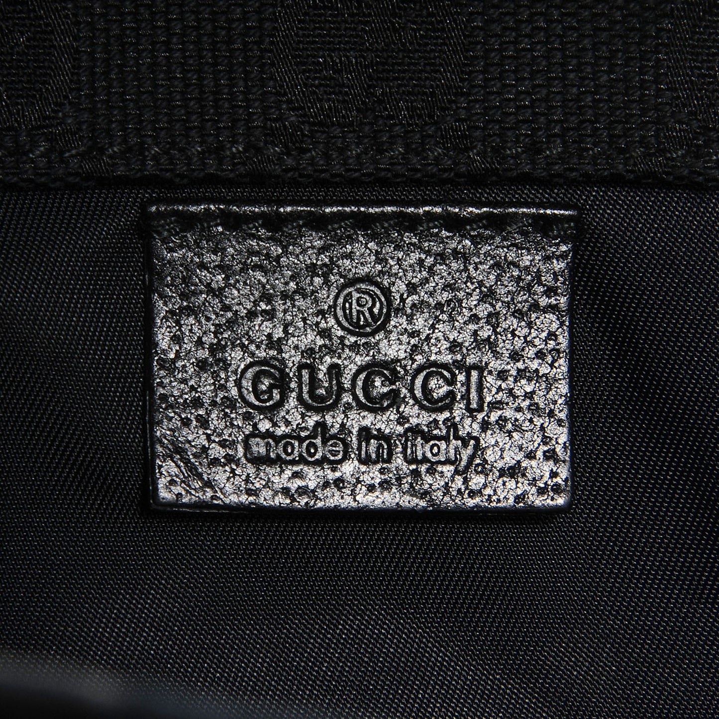 Monogram Diaper Messenger Bag Black