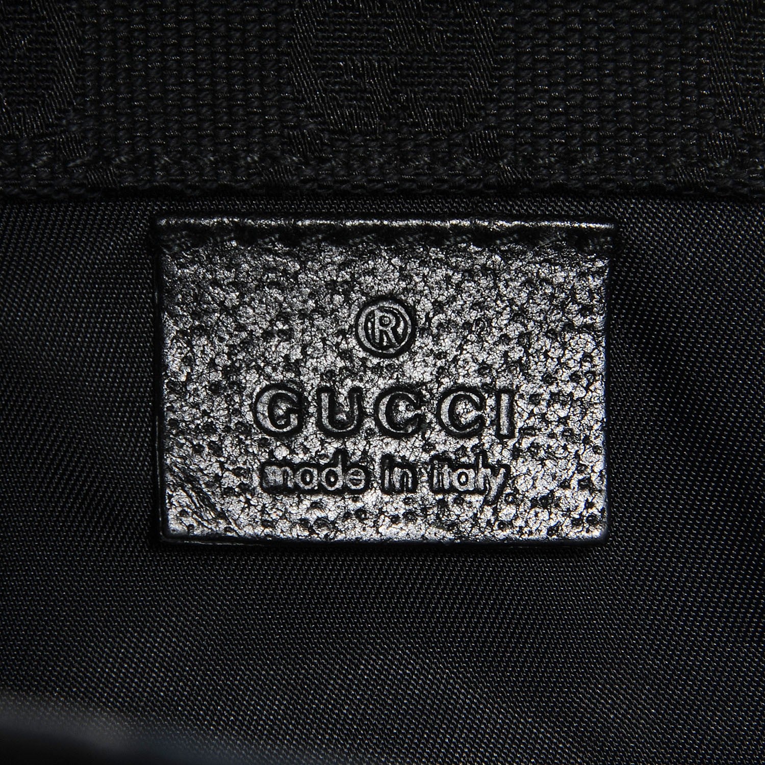 Gucci Monogram Diaper Messenger Bag Black 7 of 8