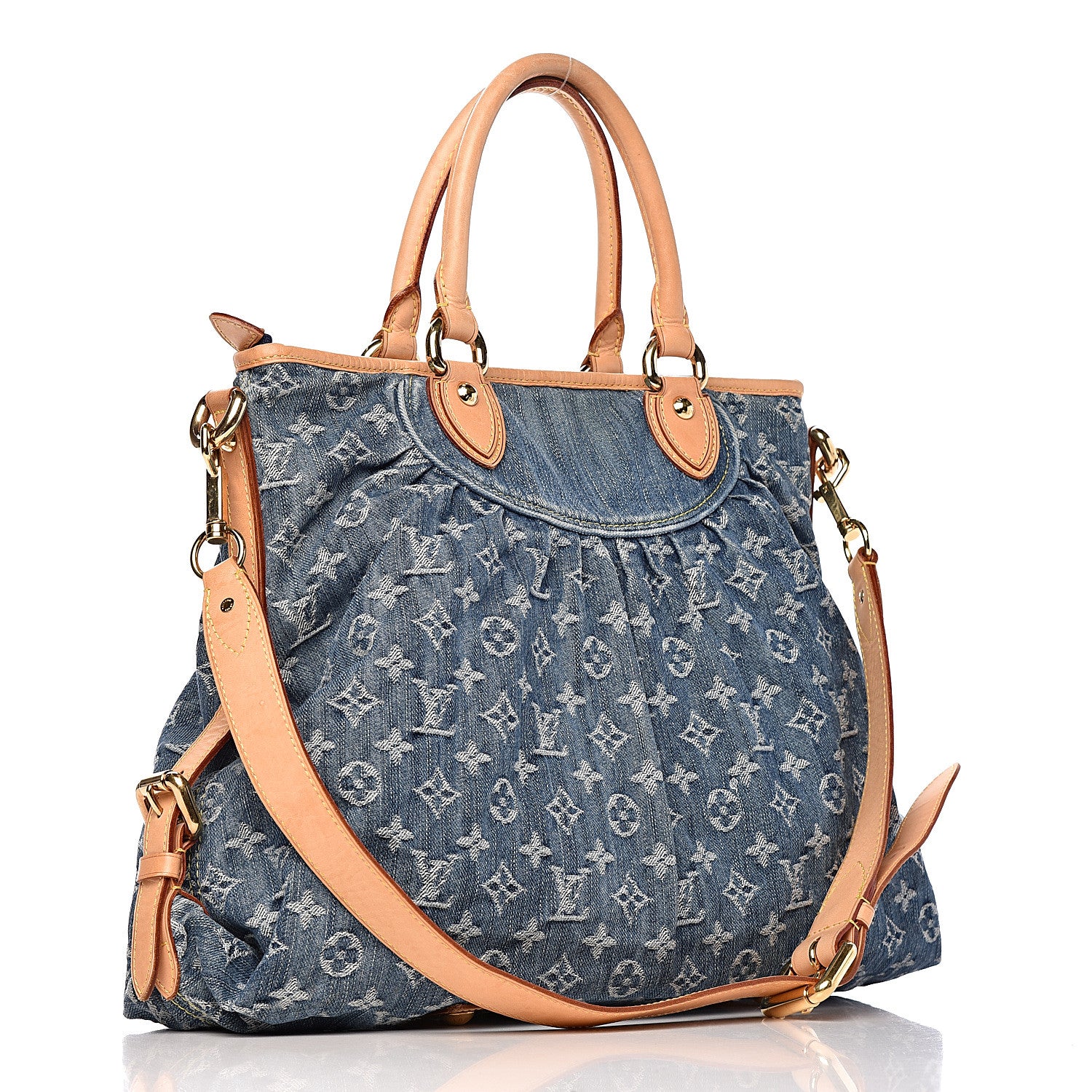Louis Vuitton Denim Neo Cabby GM Blue 4 of 18