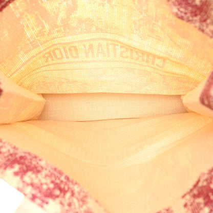 Christian Dior Straw Dioriviera Tote Red 5 of 8