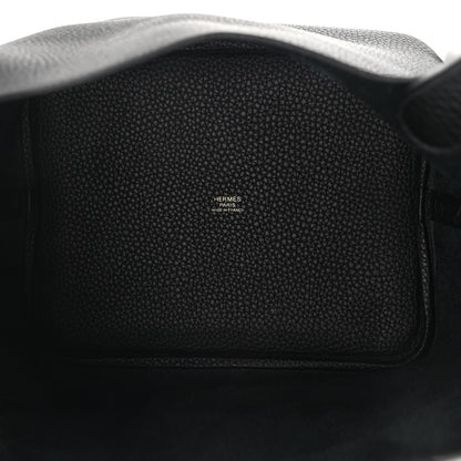 Hermes Taurillon Clemence Picotin Lock 22 MM Black 4 of 9