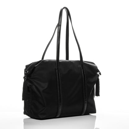 Prada Tessuto Nylon Tassel Duffel Bag Black 3 of 7