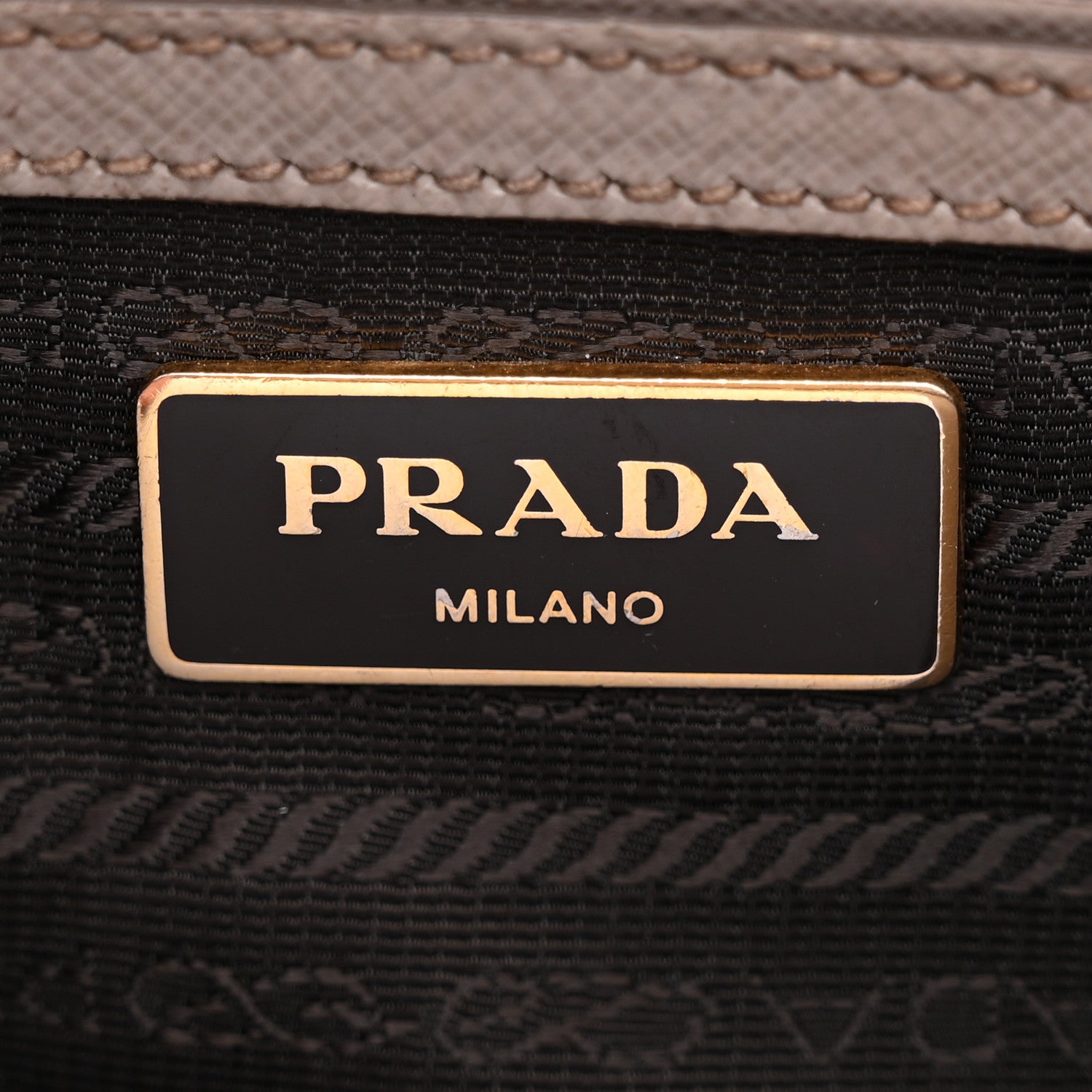 Prada Saffiano Small Galleria Double Zip Tote Argilla 6 of 13