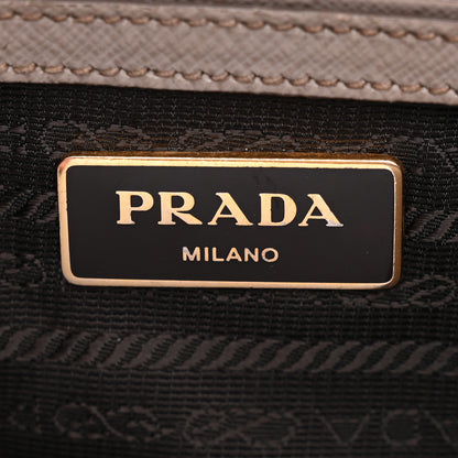 Prada Saffiano Small Galleria Double Zip Tote Argilla 6 of 13