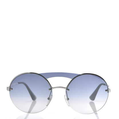 Prada Round Gradient Sunglasses SPR 65T Blue 2 of 8