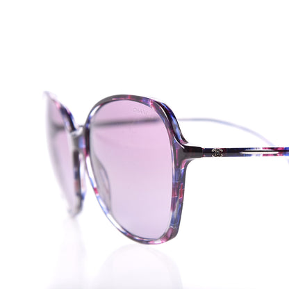 Chanel Acrylic CC Sunglasses 5344 Purple Multicolor 7 of 7