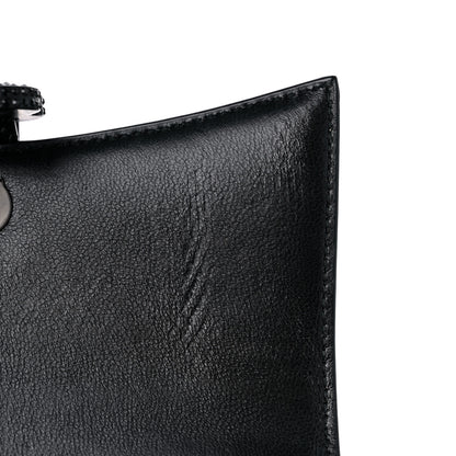 Balenciaga Strass Suede Hourglass Top Handle Bag XS Black Jet 11 of 12