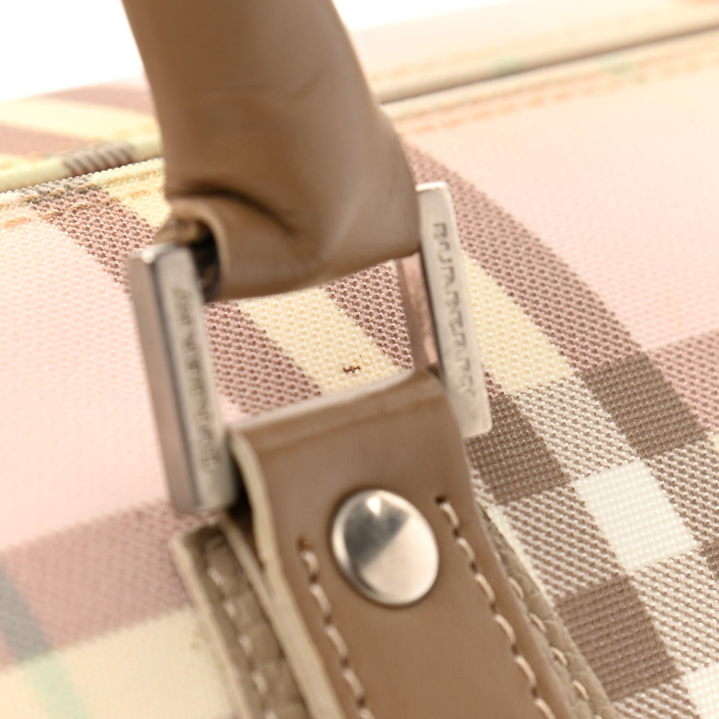 Candy Check Lola Barrel Shoulder Bag Pink
