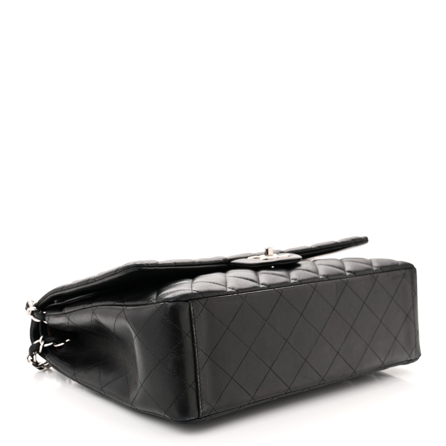 Chanel Lambskin Quilted Maxi Double Flap Black 4 of 12