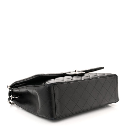 Chanel Lambskin Quilted Maxi Double Flap Black 4 of 12