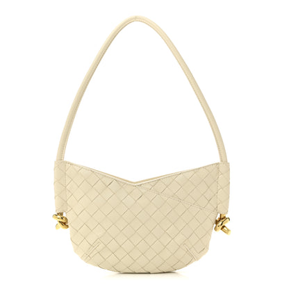 Bottega Veneta Nappa Intrecciato Mini Solstice Shoulder Bag Sea Salt 1 of 9