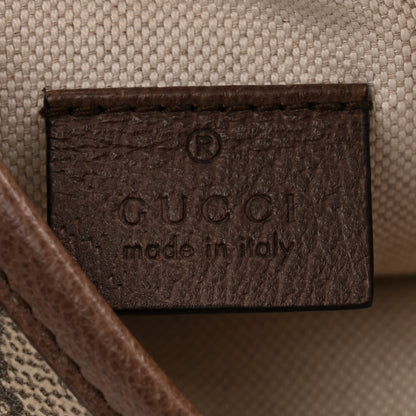 Gucci GG Supreme Monogram Web Medium Neo Vintage Flap Messenger Bag Beige New Acero 6 of 11