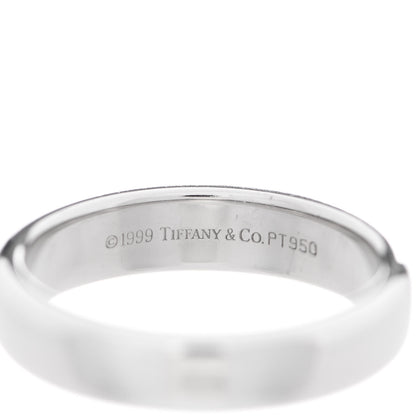 Tiffany Platinum 4.5mm Classic Wedding Band Ring 53 6.5 4 of 4