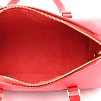 Louis Vuitton Epi Soufflot Castillan Red 6 of 15