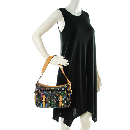 Louis Vuitton Monogram Multicolor Lodge PM Black 2 of 7