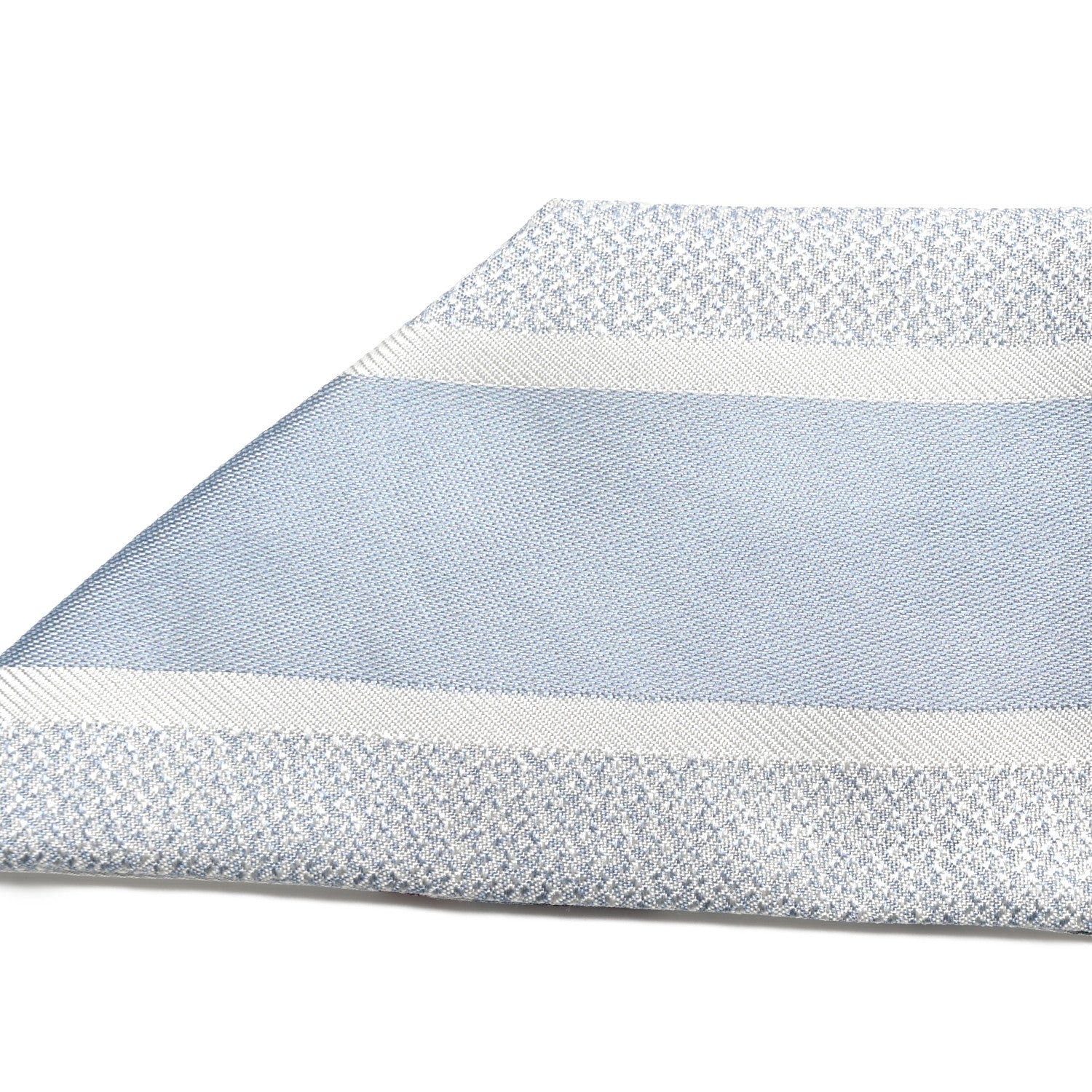 Christian Dior Silk Toile De Jouy Papillon Mitzah Scarf White Blue 3 of 3