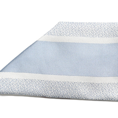 Christian Dior Silk Toile De Jouy Papillon Mitzah Scarf White Blue 3 of 3