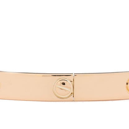 Cartier 18K Pink Gold LOVE Bracelet 19 6 of 7