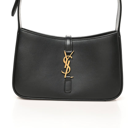 Saint Laurent Smooth Calfskin Le 5 A 7 Hobo Black 3 of 9
