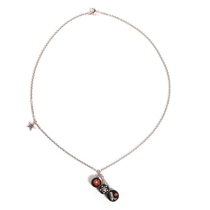 Chanel Pearl Resin CC Paris Dallas Necklace Silver 5 of 7