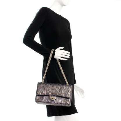 Chanel Metallic Python 2.55 Reissue 226 Flap Purple 2 of 9