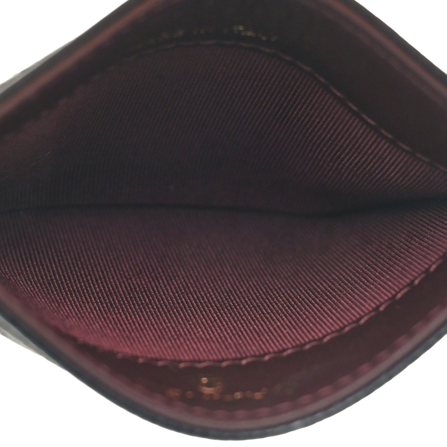 Caviar Quilted Card Holder Black