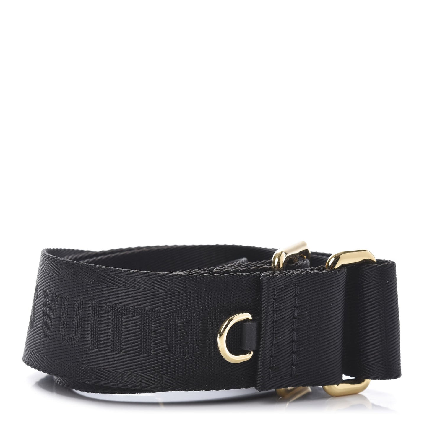 Nylon Petite Malle Souple Shoulder Strap Black