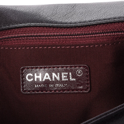 Chanel Goatskin Ombre Faded Quilted Large Boy Flap Grey 6 of 7