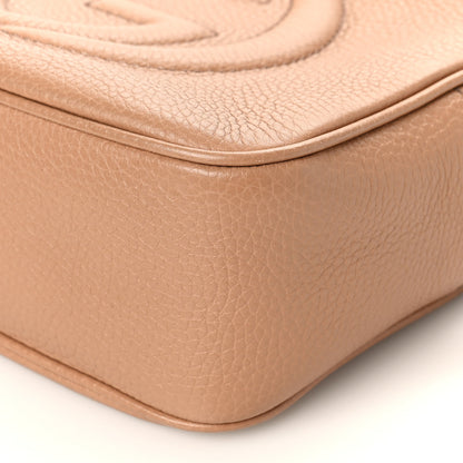 Gucci Pebbled Calfskin Small Soho Disco Bag Camelia 9 of 11