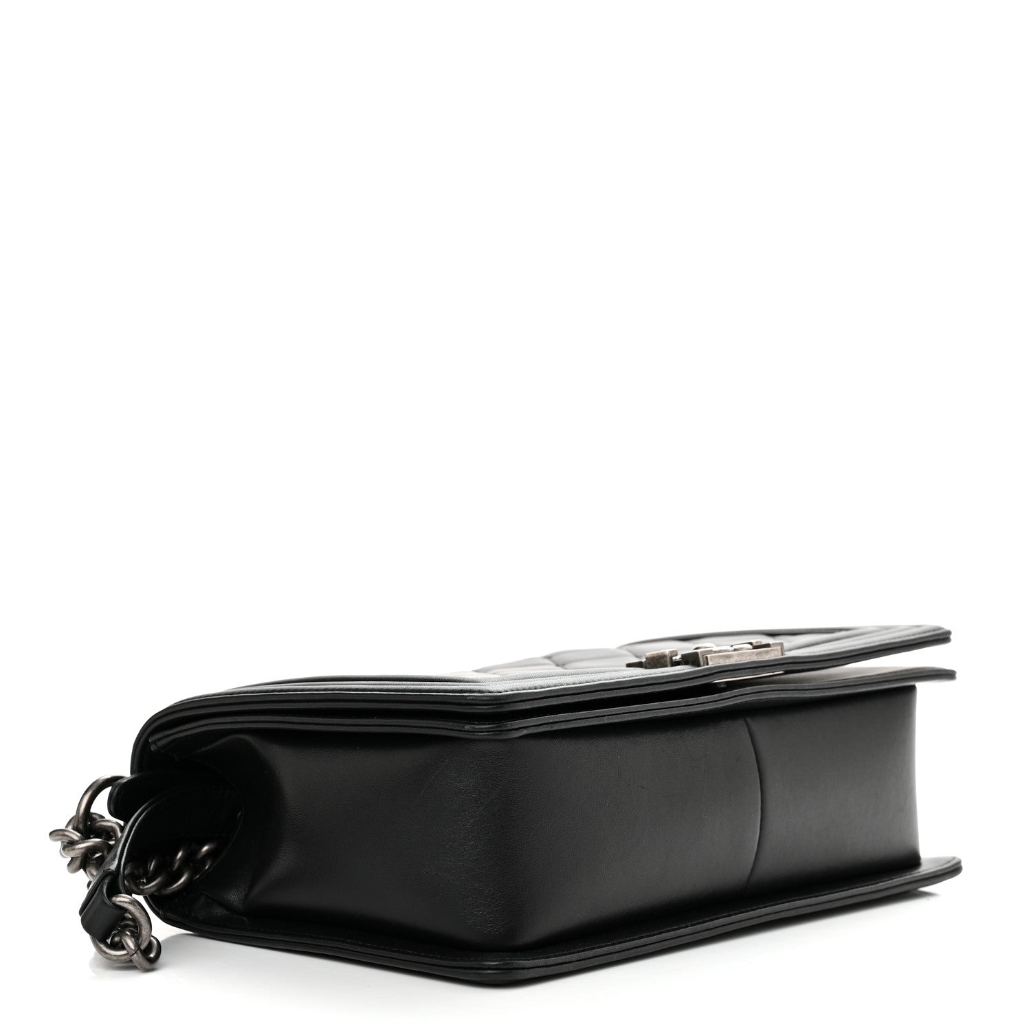 Chanel Lambskin Quilted Medium Boy Flap Black 4 of 11